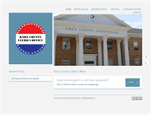 Tablet Screenshot of knoxcountyclerkky.com